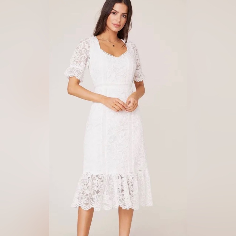 BB Dakota White Lace Dress